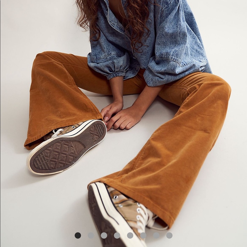 Free People Pull on Corduroy Pants. Size 31